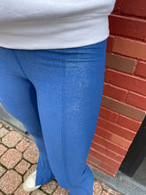 Load image into Gallery viewer, Foil printed slit leggings