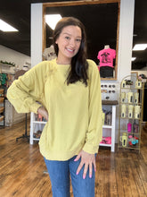 Load image into Gallery viewer, Lace detail oversize sweatshirt