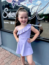 Load image into Gallery viewer, Girls active ruffle dress