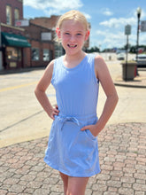Load image into Gallery viewer, Girls tie waist active dress
