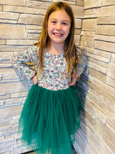 Load image into Gallery viewer, Mints & mistletoe tutu dress
