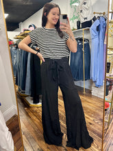 Load image into Gallery viewer, Boho black tiered pants