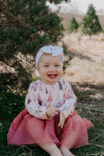 Load image into Gallery viewer, Christmas tree tulle infant onesie
