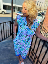 Load image into Gallery viewer, Sasha ruffle cap sleeve dress