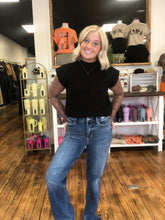 Load image into Gallery viewer, mock neck short sleeve sweater