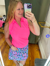 Load image into Gallery viewer, Ruffle polo tank