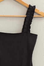 Load image into Gallery viewer, ribbed ruffle bodysuit