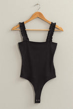 Load image into Gallery viewer, ribbed ruffle bodysuit