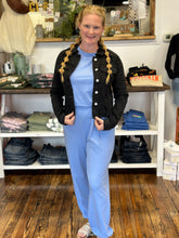 Load image into Gallery viewer, Shirring sleeve crop jacket