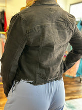 Load image into Gallery viewer, Shirring sleeve crop jacket