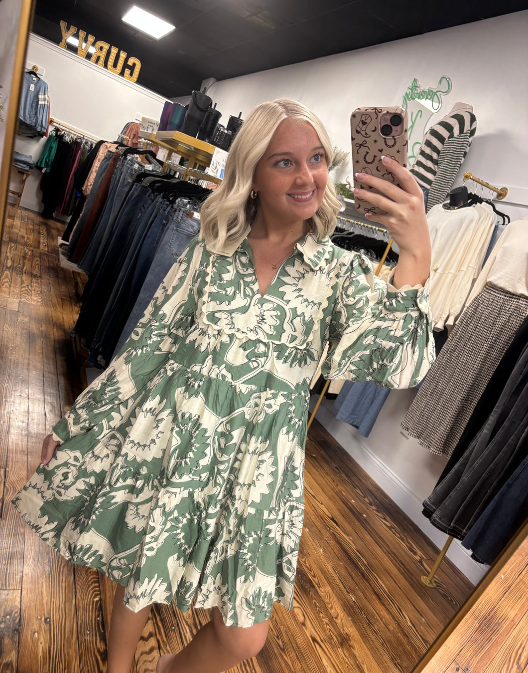 Sage dress