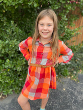 Load image into Gallery viewer, girls plaid dress
