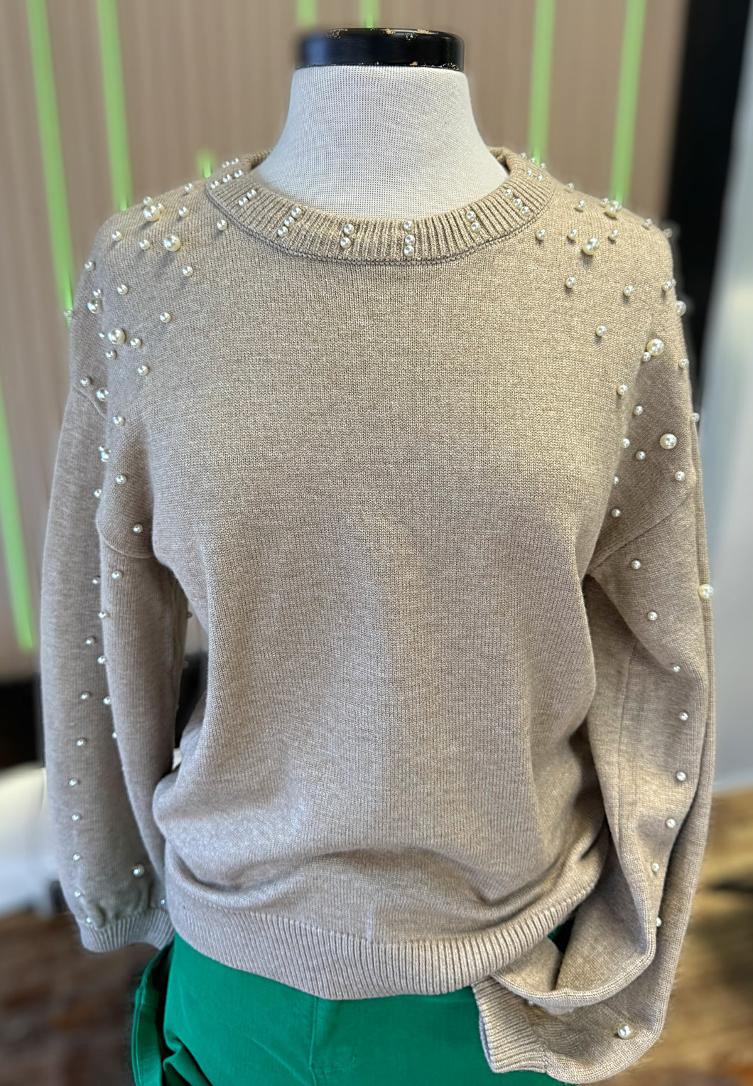 pearl sweater