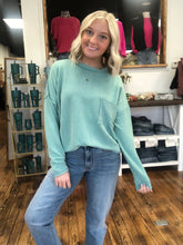 Load image into Gallery viewer, Ribbed pocket long sleeve
