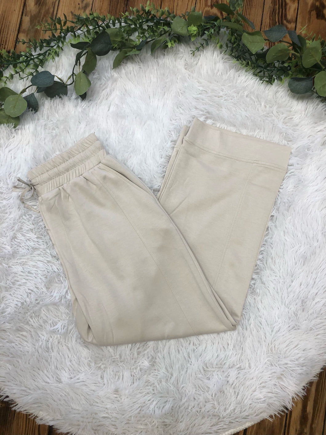 Luxknit drawstring pants