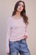 Load image into Gallery viewer, Floral print long sleeve top
