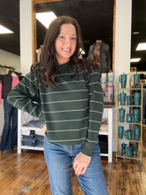 Load image into Gallery viewer, Striped modal long sleeve
