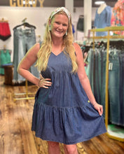 Load image into Gallery viewer, Bianca denim dress
