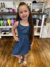 Load image into Gallery viewer, girls denim dress
