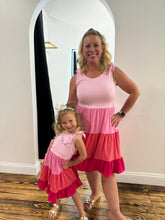 Load image into Gallery viewer, Pink mommy &amp; me dress
