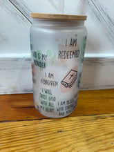 Load image into Gallery viewer, Bible Affirmations Glass Libbey
