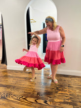 Load image into Gallery viewer, Pink mommy &amp; me dress
