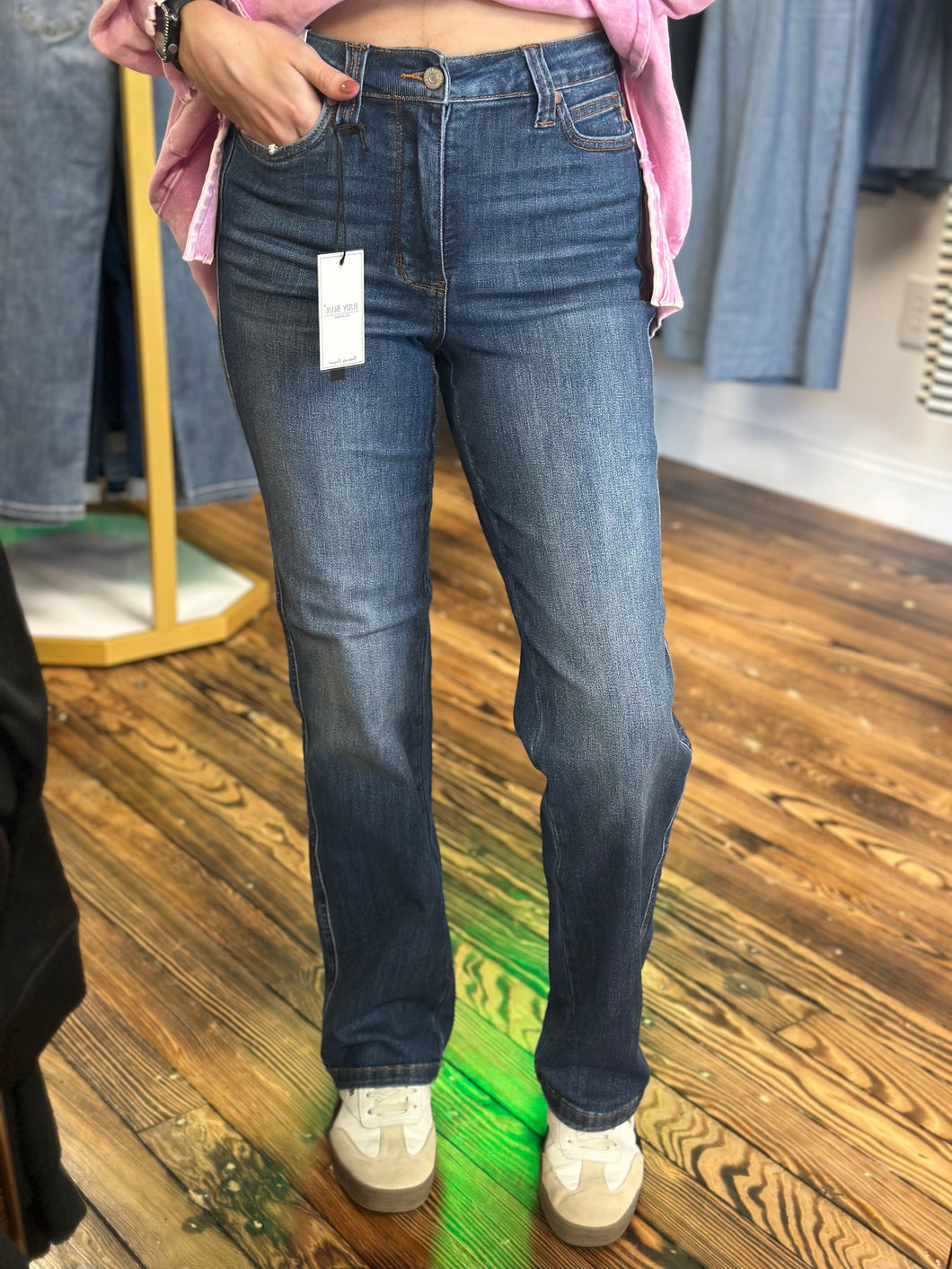 Judy Blue HW dark wash straight