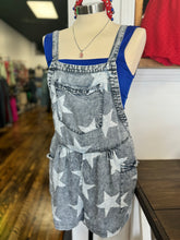 Load image into Gallery viewer, Star print denim romper
