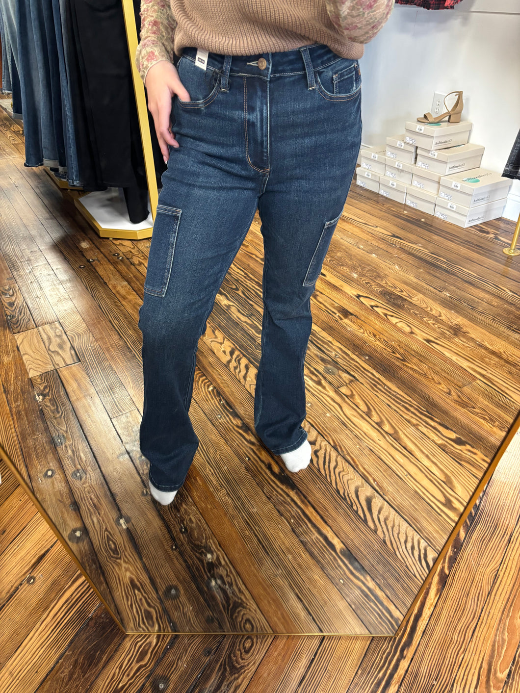 Judy Blue HW cargo bootcut
