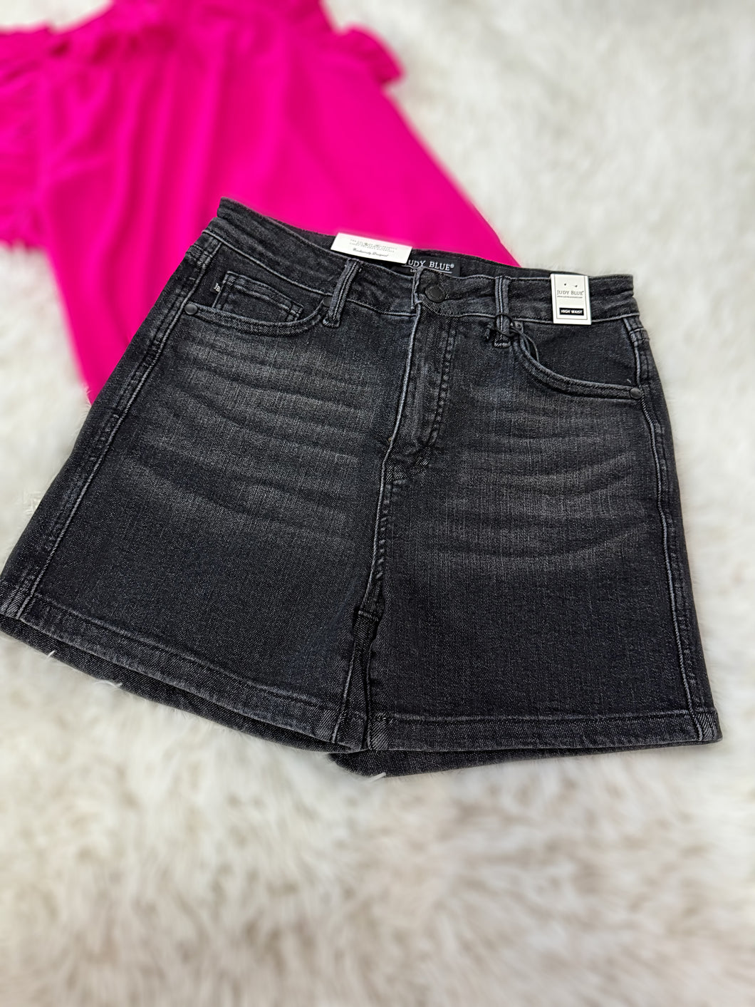 Judy Blue washed black shorts