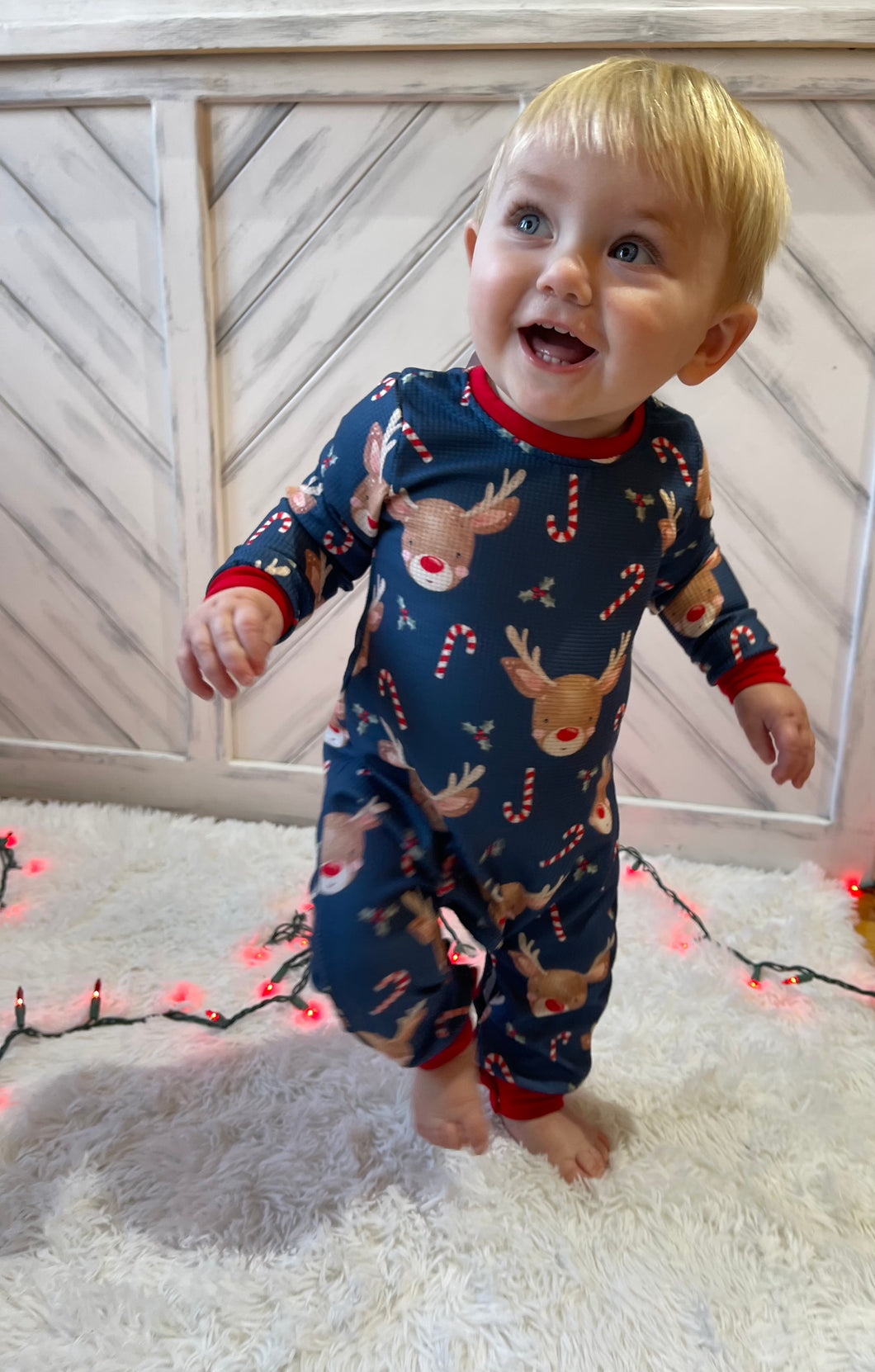 Oxford deer romper