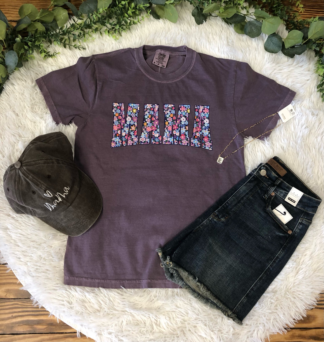 mama floral T