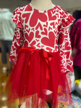 Load image into Gallery viewer, Girls heart tutu dress
