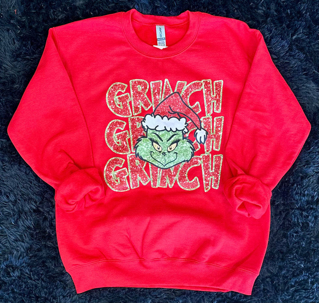 grinch x3 sweatshirt