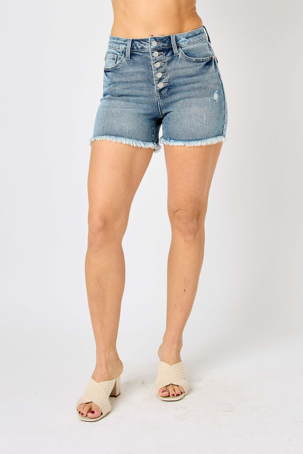 Judy Blue button fly shorts