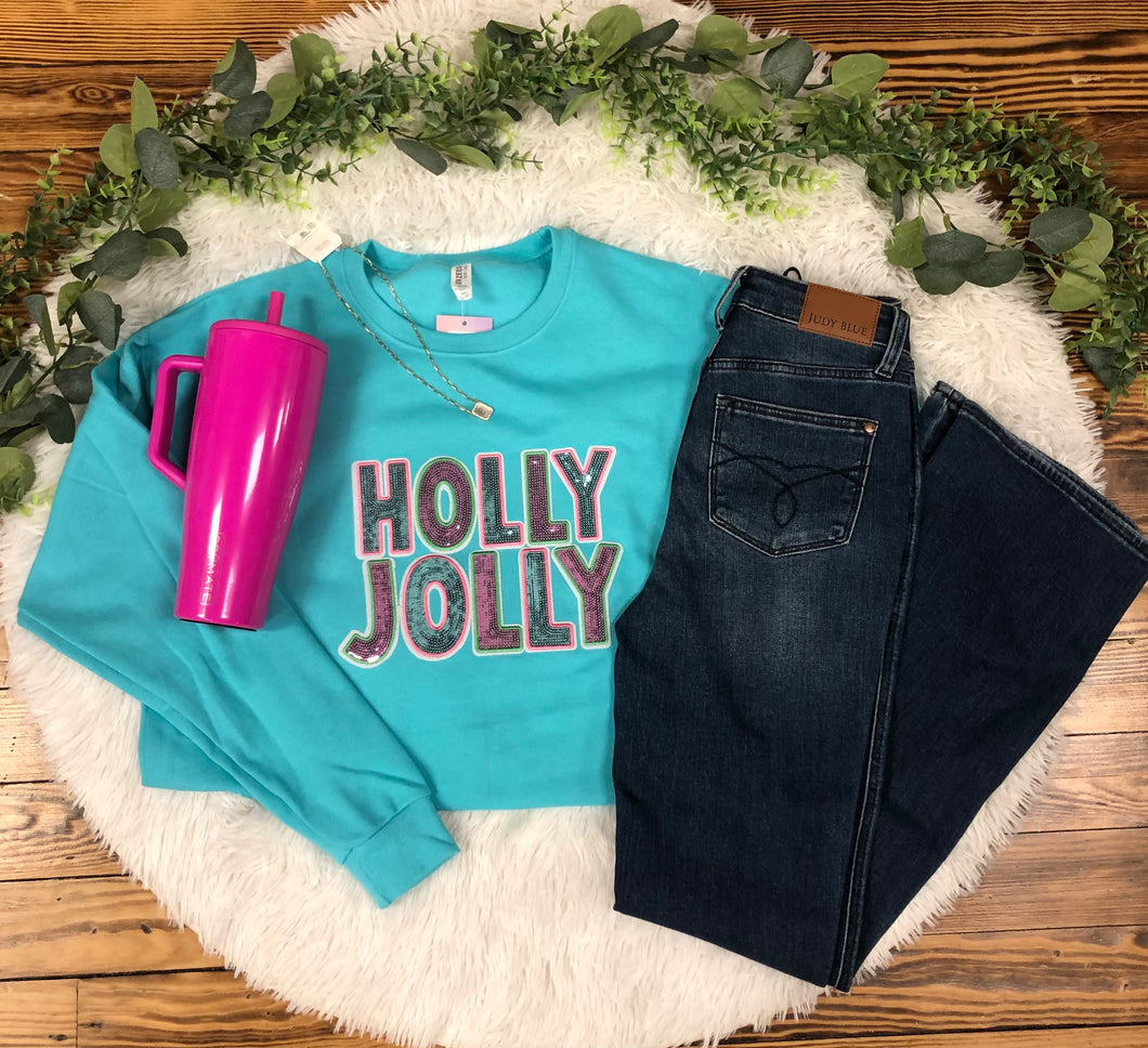 Holly Jolly Patch Sweatshirt