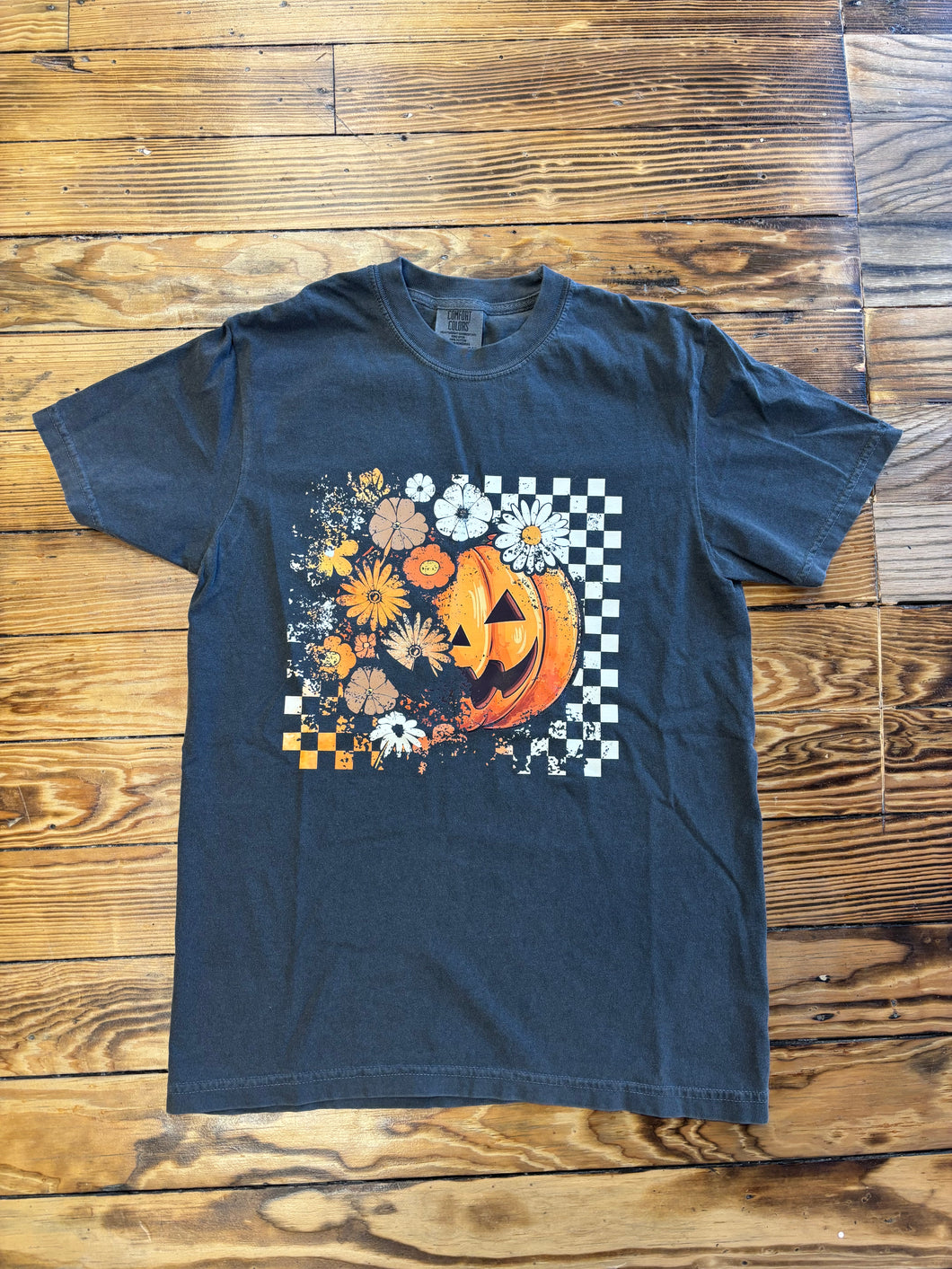 Checkered Pumpkin T