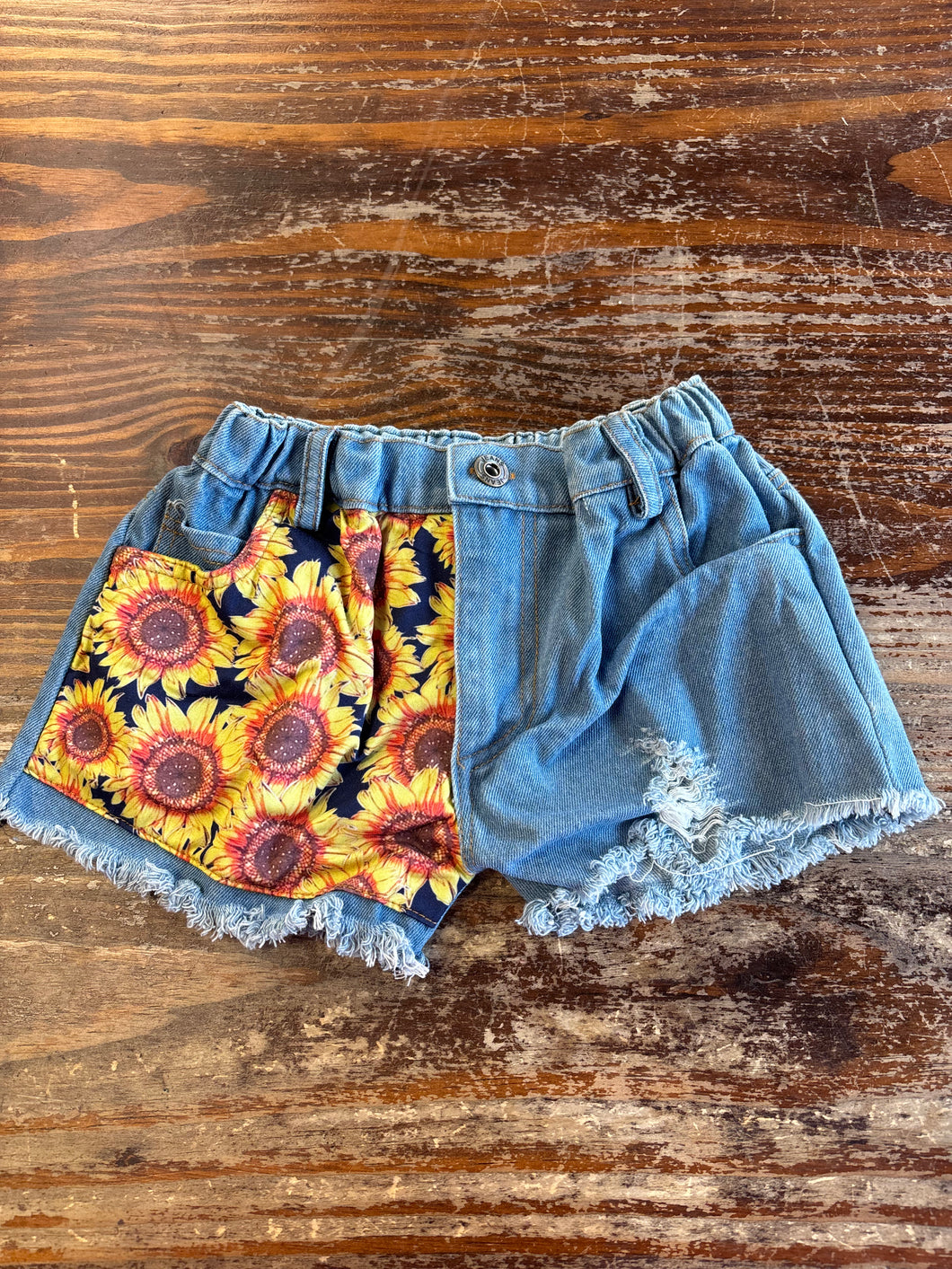 Kids Sunflower Jean Short