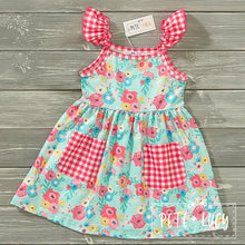 Load image into Gallery viewer, Summer blooms girls dress
