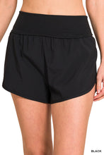 Load image into Gallery viewer, High waisted fold over running shorts
