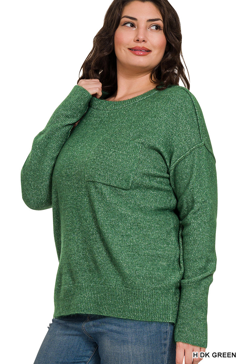 melange sweater