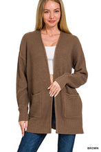 Load image into Gallery viewer, gauge waffle cardigan
