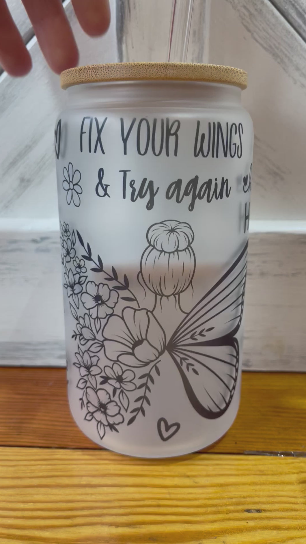 Fix your wings glass Libbey