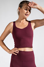 Load image into Gallery viewer, Rae Mode scoop neck yoga top
