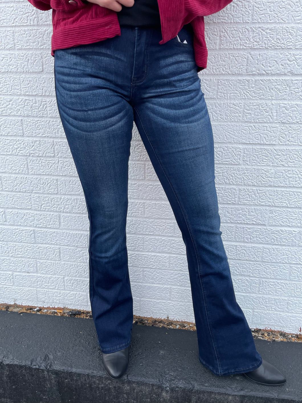 Kancan mid rise flare jeans