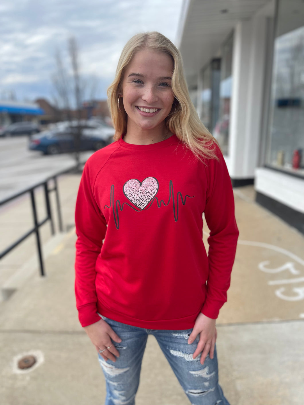 Heart sweatshirt