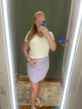 Load image into Gallery viewer, Judy Blue Lavender skirt
