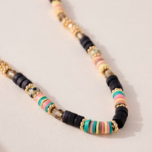 Load image into Gallery viewer, Wood and Rubber Beaded Necklace

