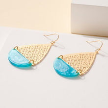 Load image into Gallery viewer, Acetate Cut Out Tear Drop Earrings
